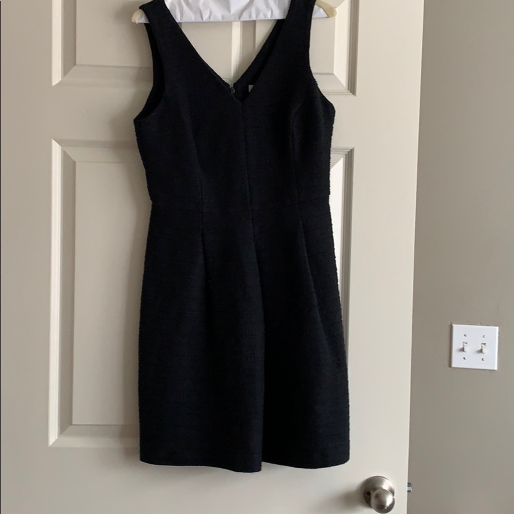 Black tweed Banana Republic dress